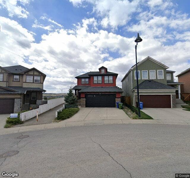 Street view of 266 Evanspark Circle NW, Calgary