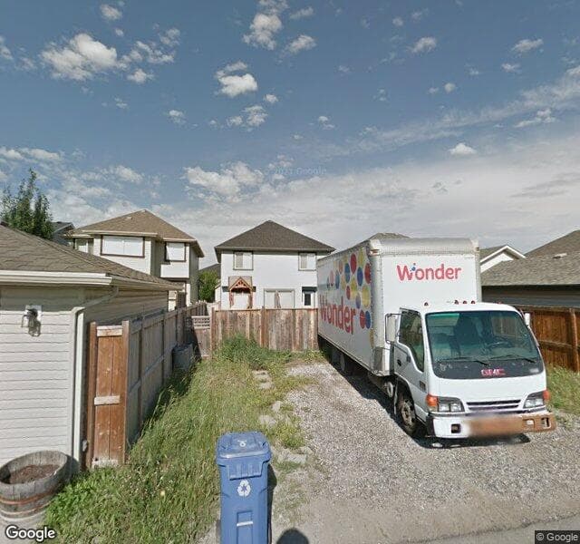 Street view of 83 Prestwick Close SE, Calgary