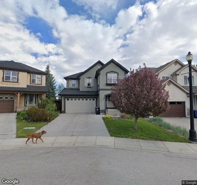 Street view of 153 Cranleigh Bay SE, Calgary