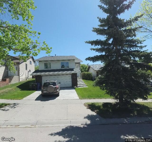 Street view of 132 Hawkwood Boulevard NW, Calgary
