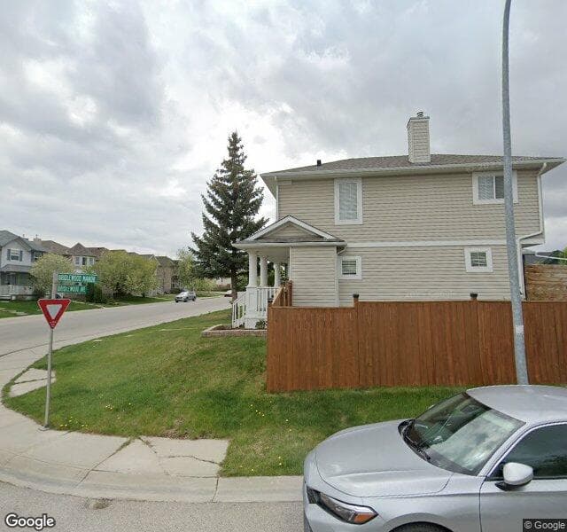 Street view of 86 Bridlewood Avenue SW, Calgary