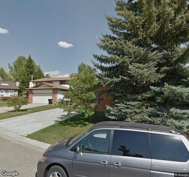 Street view of 107 Ranchridge Bay NW, Calgary