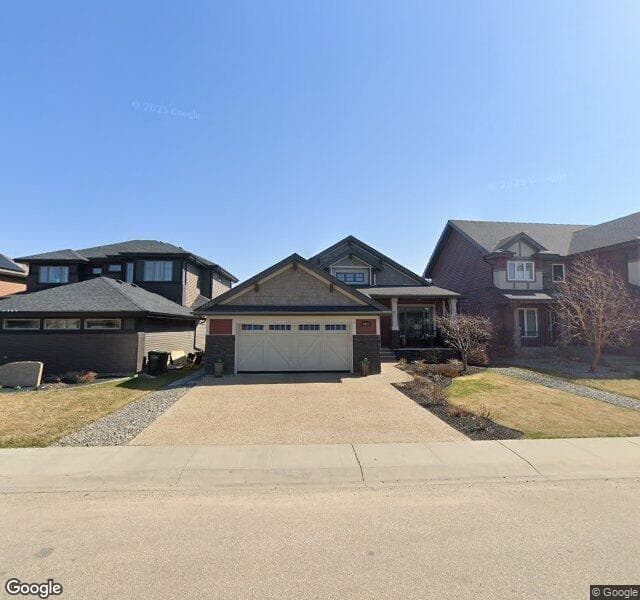 Street view of 4047 Whispering River Drive NW, Edmonton
