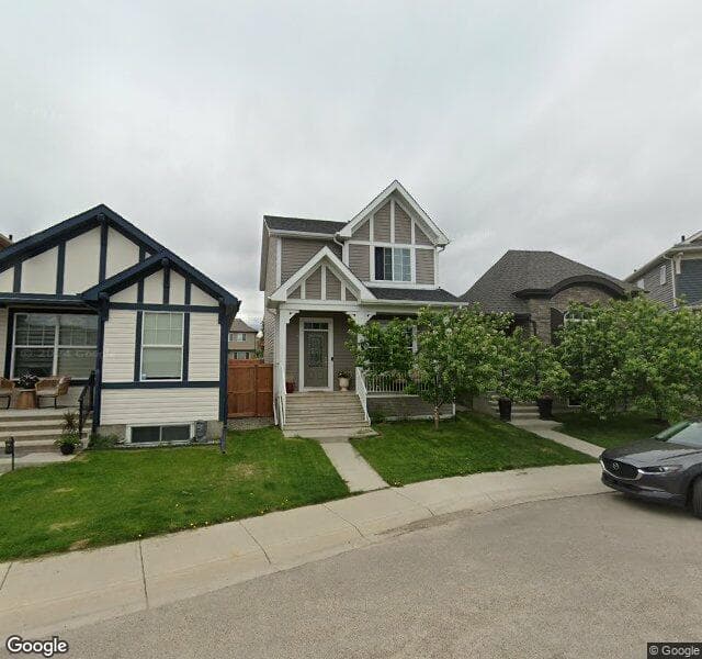 Street view of 214 Cranford Common SE, Calgary