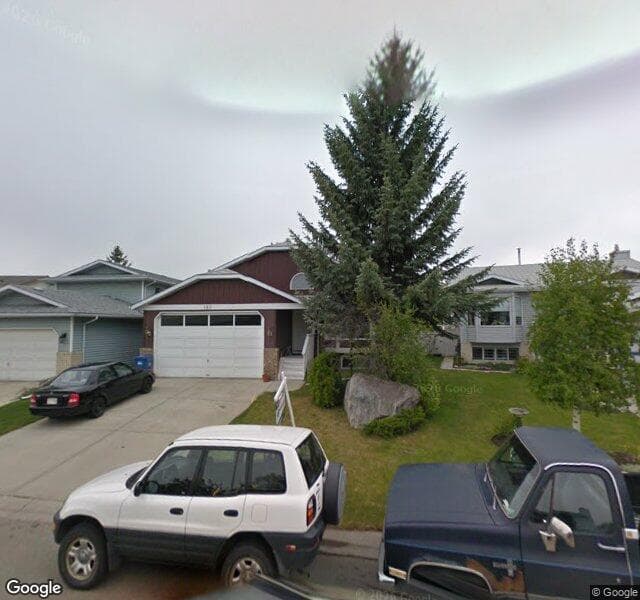 Street view of 180 Riverbrook Way SE, Calgary