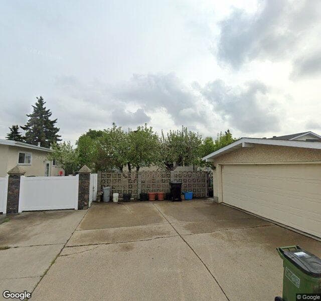 Street view of 9520 143 Avenue NW, Edmonton