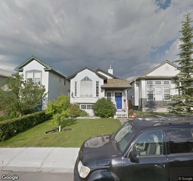 Street view of 84 Mount Aberdeen Close SE, Calgary