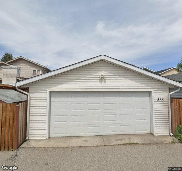 Street view of 835 Erin Woods Drive SE, Calgary