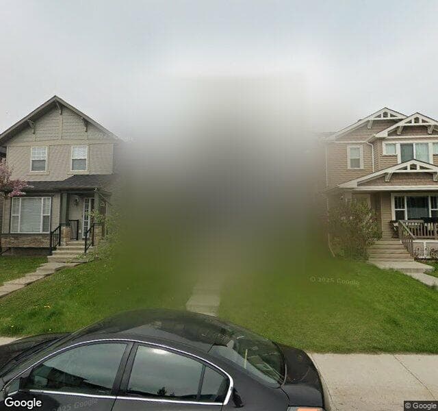 Street view of 108 Silverado Plains View SW, Calgary
