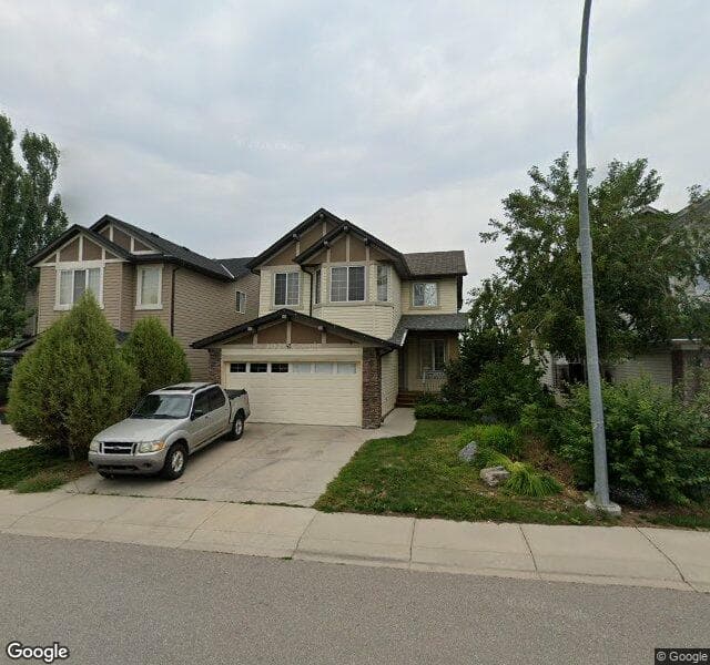 Street view of 42 Cranwell Square SE, Calgary