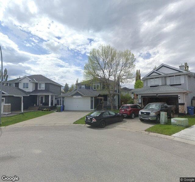 Street view of 315 Chaparral Place SE, Calgary
