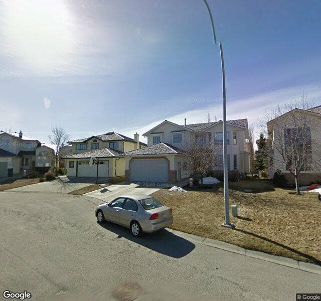 Street view of 77 Hamptons Grove NW, Calgary