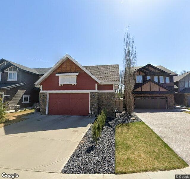 Street view of 5939 Edmonds Crescent NW, Edmonton