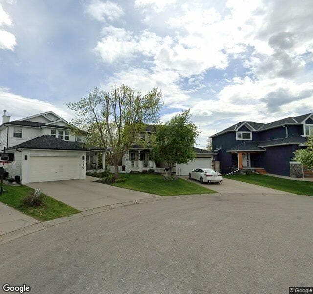 Street view of 125 Chaparral Court SE, Calgary