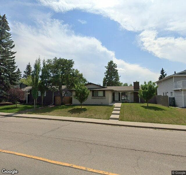 Street view of 2103 Palliser Drive SW, Calgary