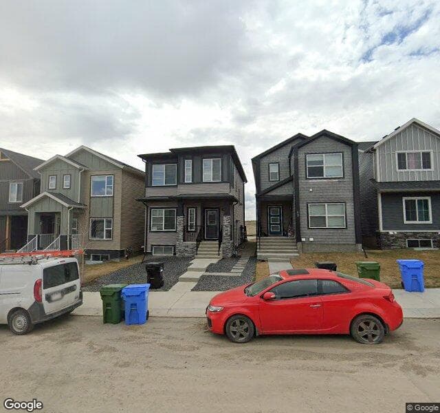 Street view of 87 Lewiston Drive NE, Calgary