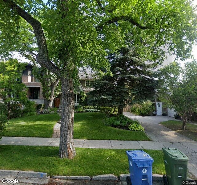 Street view of 1314 Frontenac Avenue SW, Calgary
