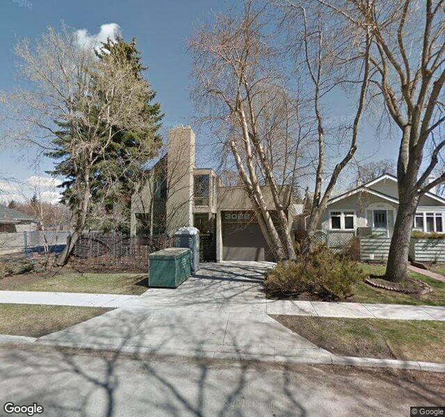 Street view of 3022 3 Street SW, Calgary
