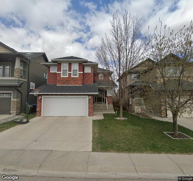 Street view of 52 Evanspark Circle NW, Calgary