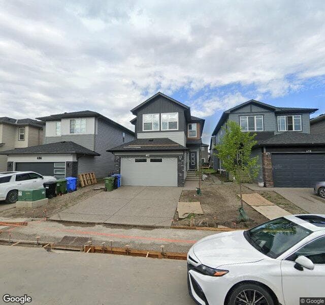 Street view of 482 Savanna Way NE, Calgary