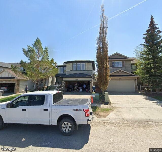 Street view of 417 Panamount Boulevard NW, Calgary