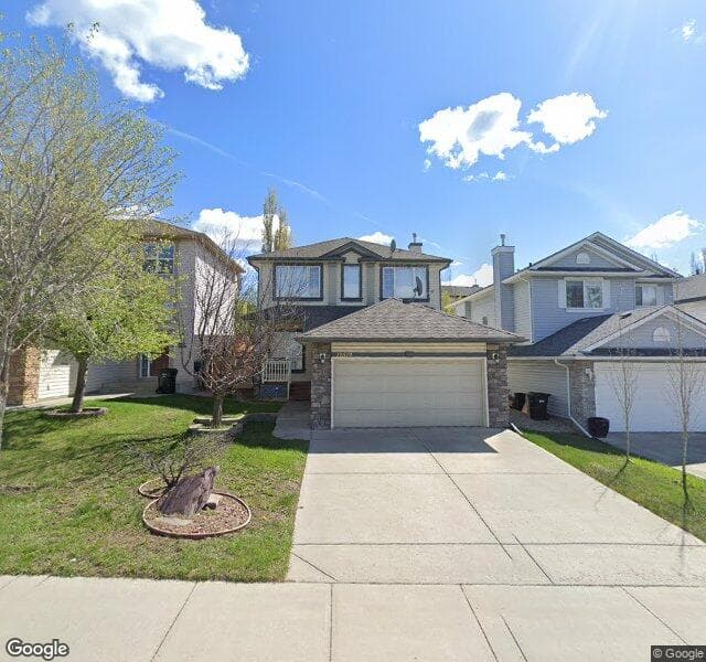 Street view of 10510 Rockyledge Street NW, Calgary