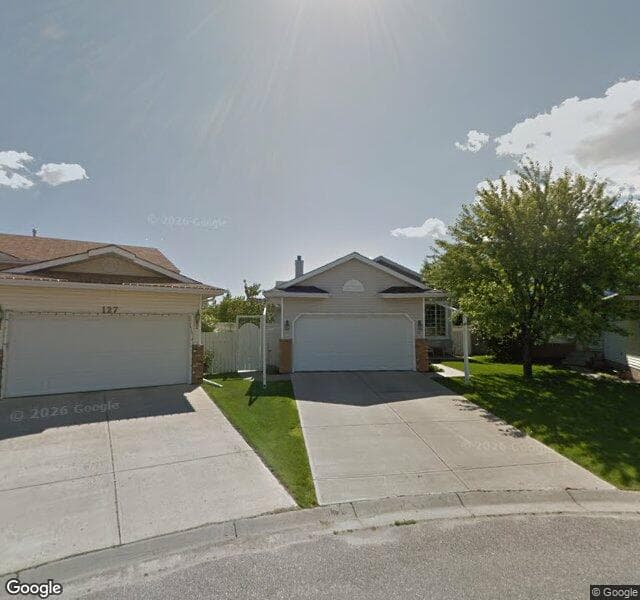 Street view of 131 Riverstone Court SE, Calgary