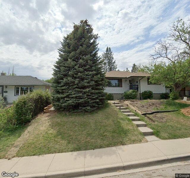 Street view of 411 Trafford Drive NW, Calgary