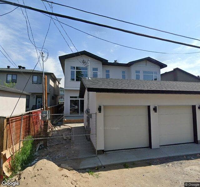 Street view of 4-4411 17 Avenue NW, Calgary