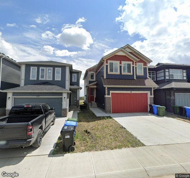Street view of 116 Creekstone Landing SW, Calgary