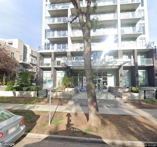Street view of 2301-9922 111 Street NW, Edmonton