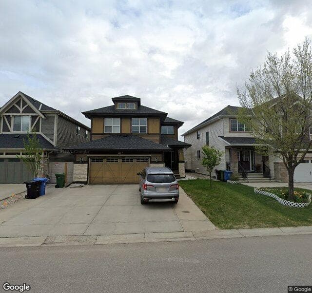 Street view of 33 Silverado Bank Circle SW, Calgary