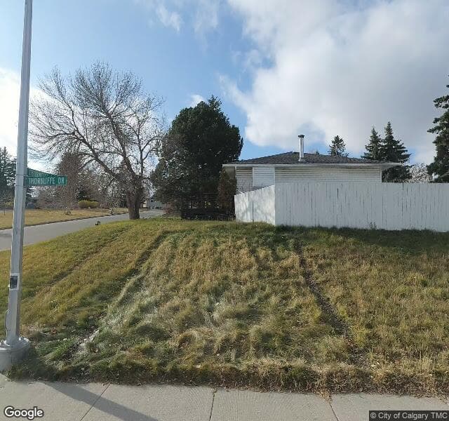 Street view of 13 Thorncliffe Crescent NW, Calgary