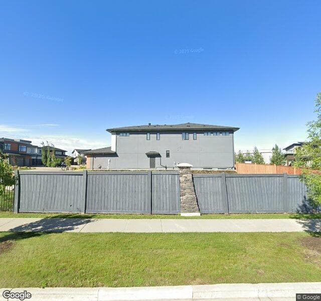 Street view of 4904 Woolsey Court NW, Edmonton