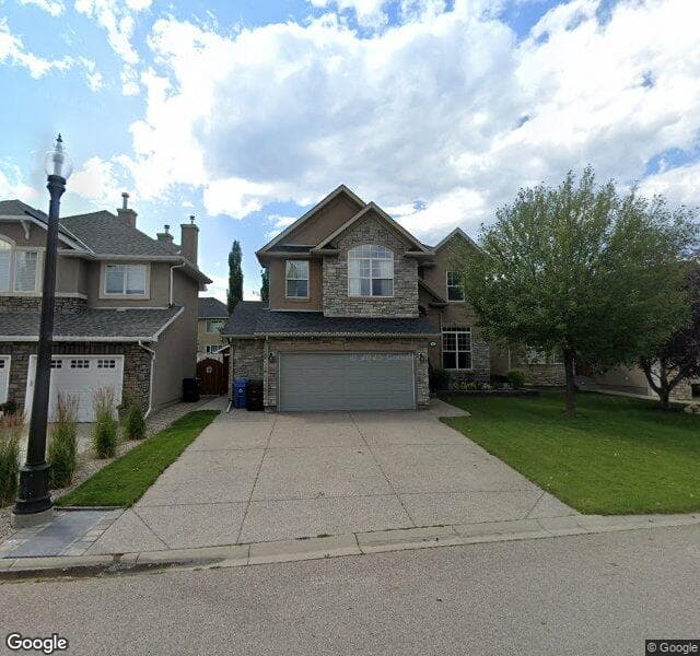 Street view of 41 Strathlea Grove SW, Calgary