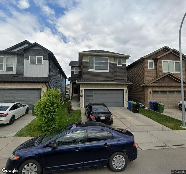 Street view of 57 Savanna Grove NE, Calgary