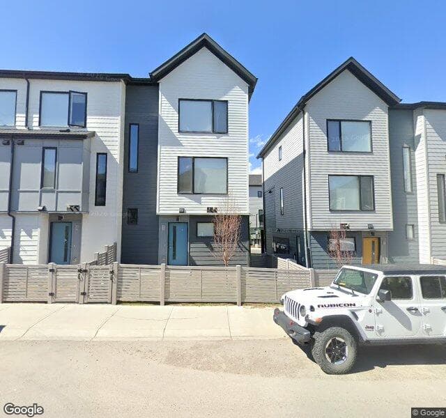 Street view of 204 Evanscrest Square NW, Calgary