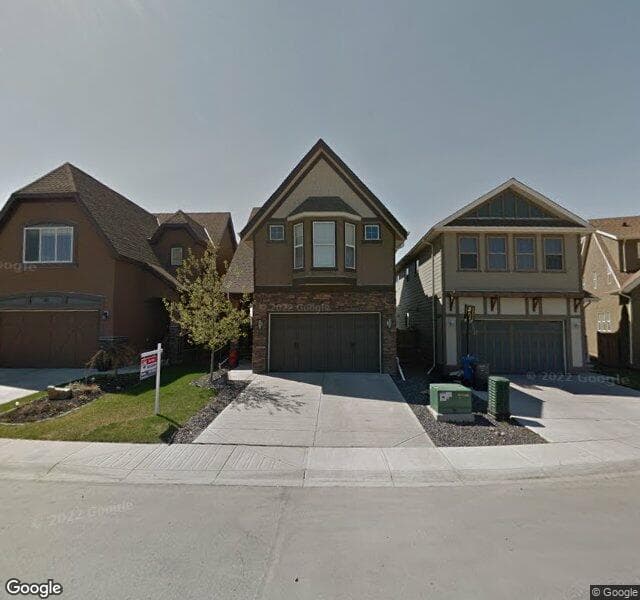 Street view of 185 Mahogany Terrace SE, Calgary