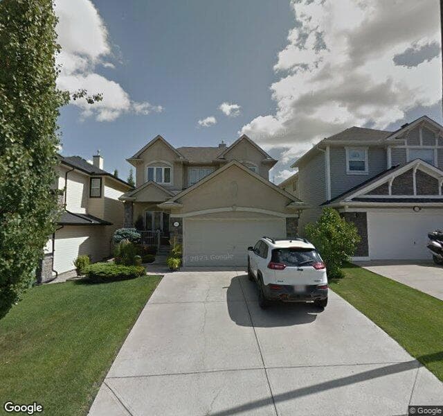 Street view of 46 Cresthaven Way SW, Calgary