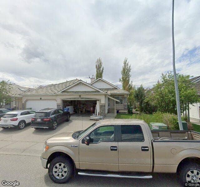 Street view of 221 Chaparral Villas SE, Calgary