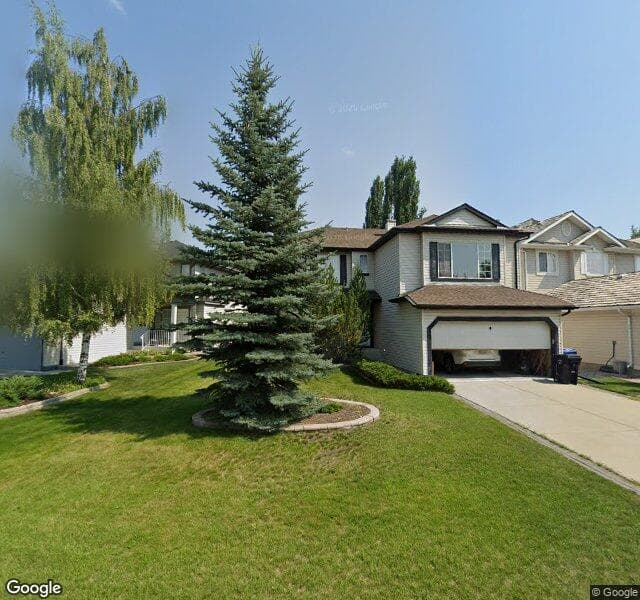 Street view of 100 Valley Brook Circle NW, Calgary