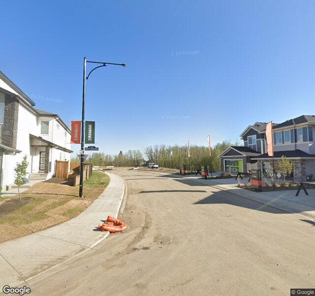 Street view of 5860 Raven Crescent, Edmonton