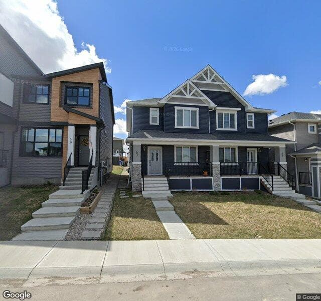 Street view of 63 Edith Passage NW, Calgary
