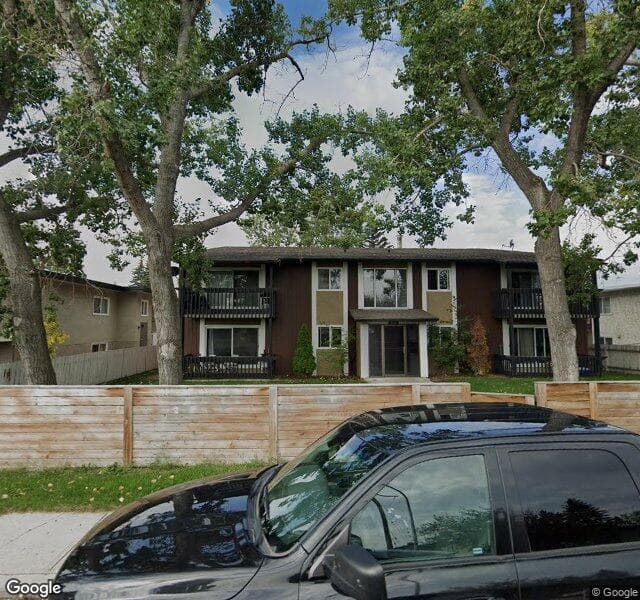 Street view of 103-4327 73 Street NW, Calgary