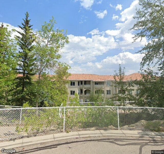 Street view of 318-1858 Sirocco Drive SW, Calgary