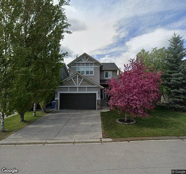 Street view of 486 Chaparral Ravine View SE, Calgary