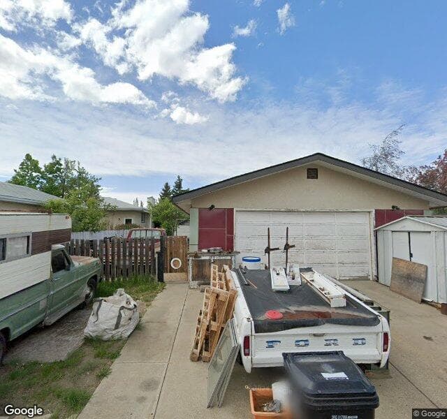 Street view of 13915 87 Street NW, Edmonton