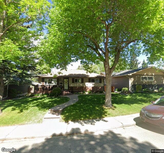 Street view of 3839 Brighton Drive NW, Calgary