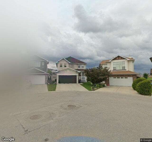 Street view of 327 Bridlewood Place SW, Calgary
