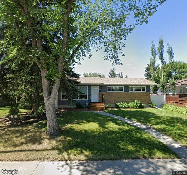 Street view of 49 Warwick Drive SW, Calgary